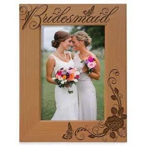 Amazon | Bridesmaid Wooden Photo Frame